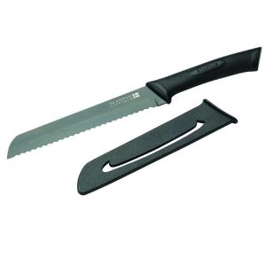 Spectrum 18cm Bread Knife (Black)